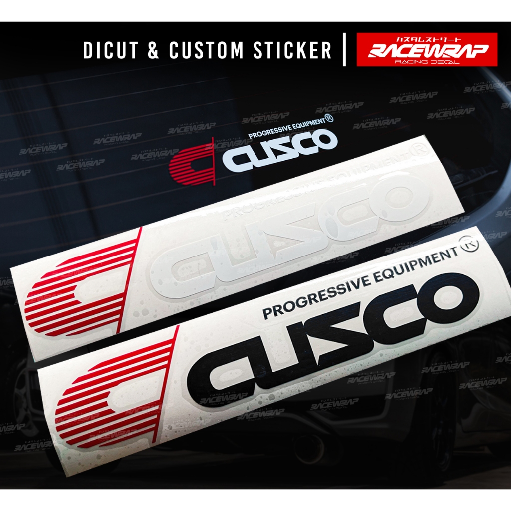 สติ๊กเกอร์ CUSCO สำหรับแต่งรถ STICKER JDM DACAL STYLE | Shopee Thailand