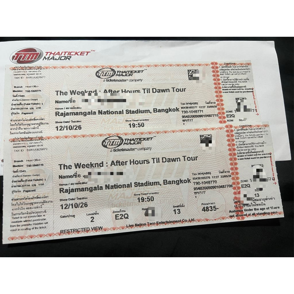 The Weeknd บัตรคอนเสิร์ต ตัวเลือกครบ พร้อมดีล | Shopee