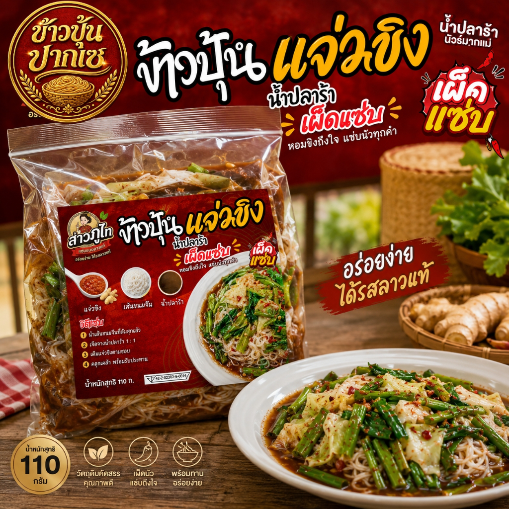 สินค้าจาก ข้าวปุ้นซาว น้ำนัวต้นตำรับ