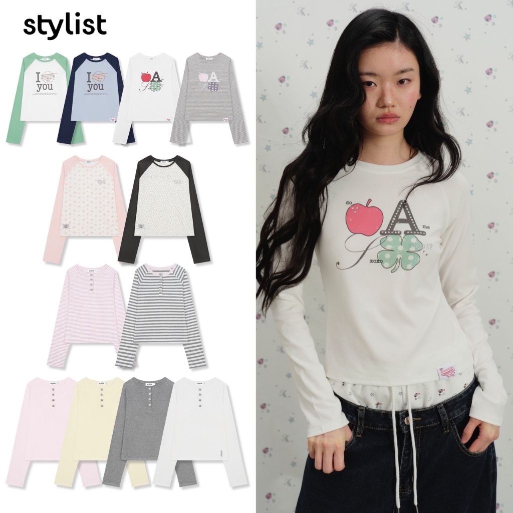 STYLIST – Alie LongSleeve STY -006 เสื้อแขนยาวทูโทน