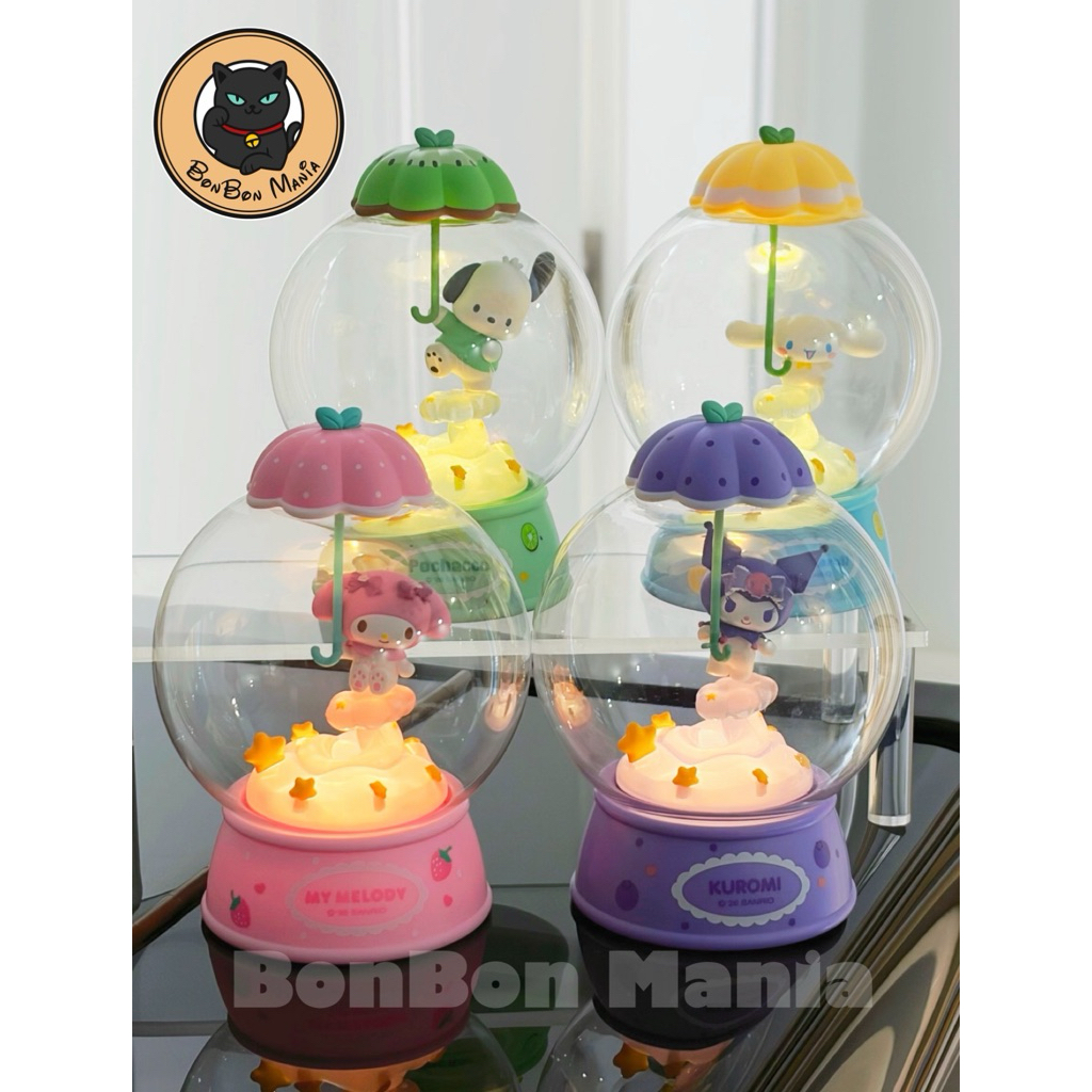 [แบบแยก-เลือกตัวได้]Sanrio Characters Umbrella series Falling from The Clouds Lighting Ornaments box set