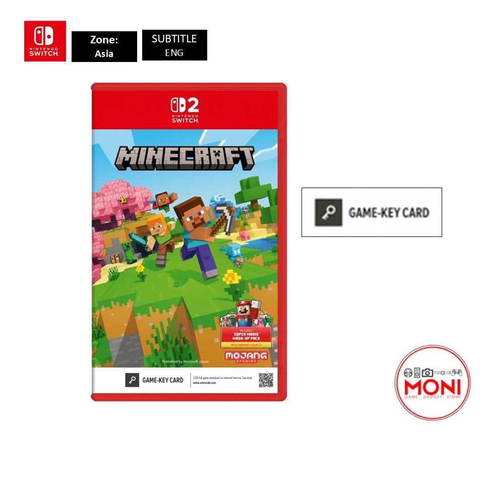 [ส่ง 28 ตุลาคม 2026] MINECRAFT (Game Keycard) (Asia) (EN) Nintendo ...