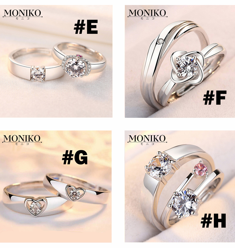 ข้อมูลเพิ่มเติมของ MONIKO แหวน แหวนคู่ แหวนเงินคู่ แหวนเพชร ของขวัญวาเลนไทน์ ส่งแฟน