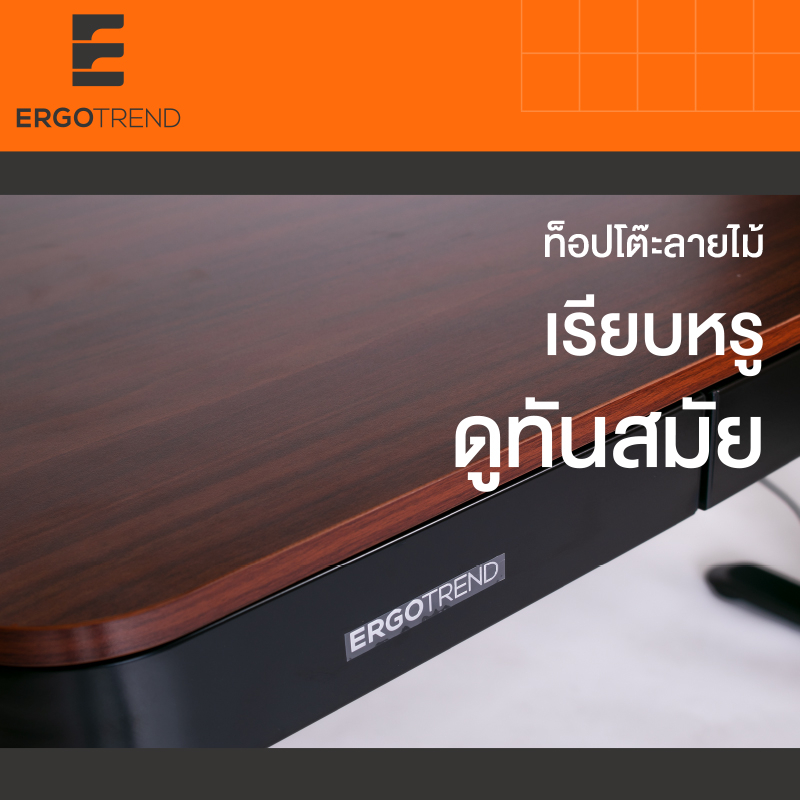 ErgoTrend รุ่น Sit2stand absolute desk โต๊ะไฟฟ้าเออร์โกเทรน ยืน-นั่งทำงาน