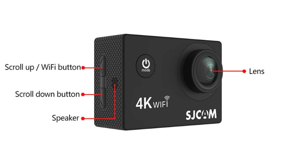 เกี่ยวกับสินค้า SJCAM SJ4000 Air 4K Action Camera Wifi Air สีดำ กล้องกันน้ำ 30 เมตร กล้องติดหมวกกันน๊อค ประกัน 1ปี กล้องแอคชั่น Web Cam