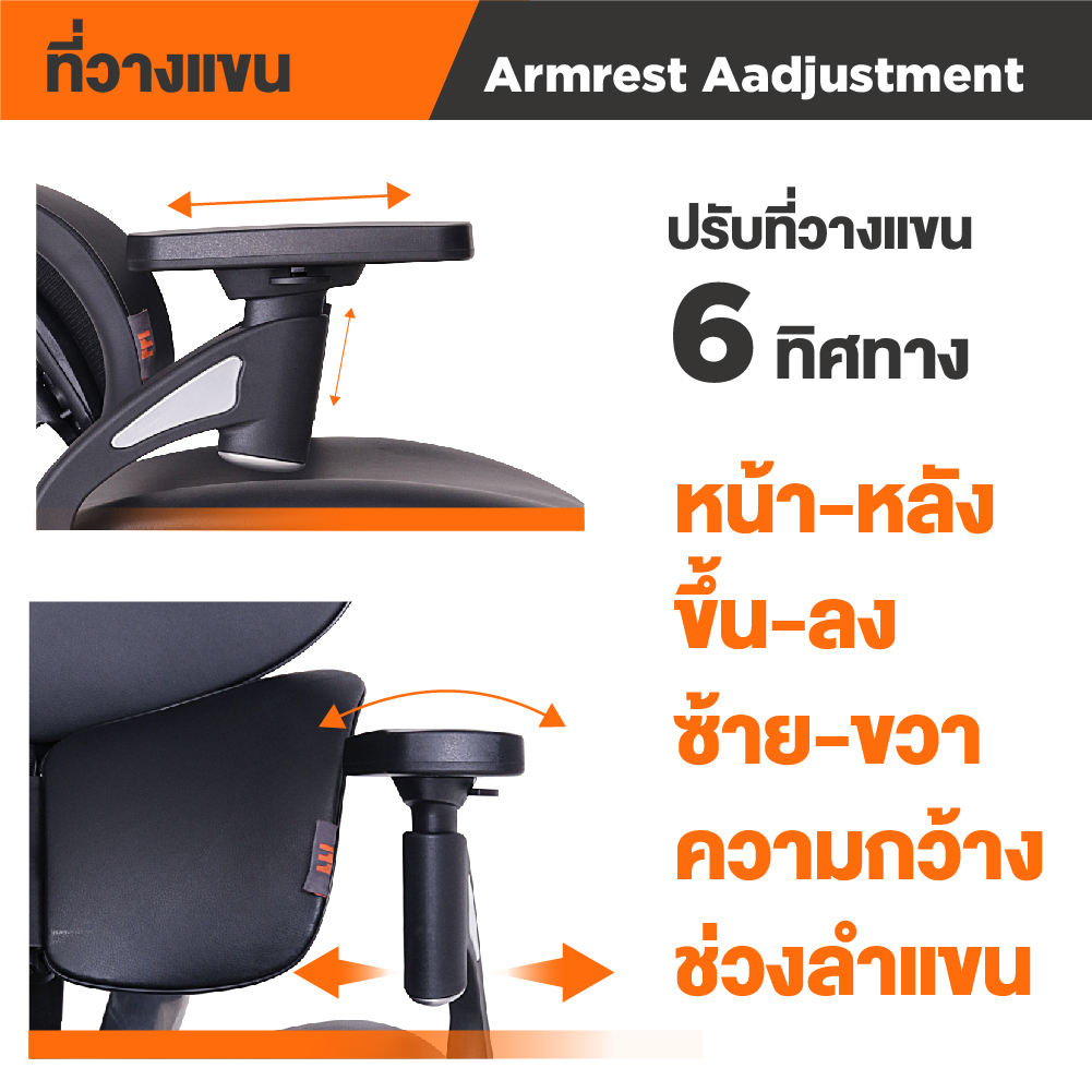 Ergotrend เก้าอี้เพื่อสุขภาพ เออร์โกเทรน รุ่น Ultimate Butterfly เก้าอี้สีดำ ระบายอากาศดีเยี่ยม นุ่มสบาย ตามหลักสรีระศาสตร์ Ergonomic เก้าอี้พนักพิงสูง ลดอาการปวดเมื่อย เกรดคุณภาพ