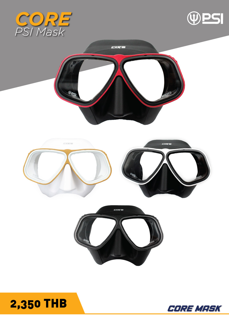 PSI Core Diving Mask หน้ากากดำน้ำ | Shopee Thailand