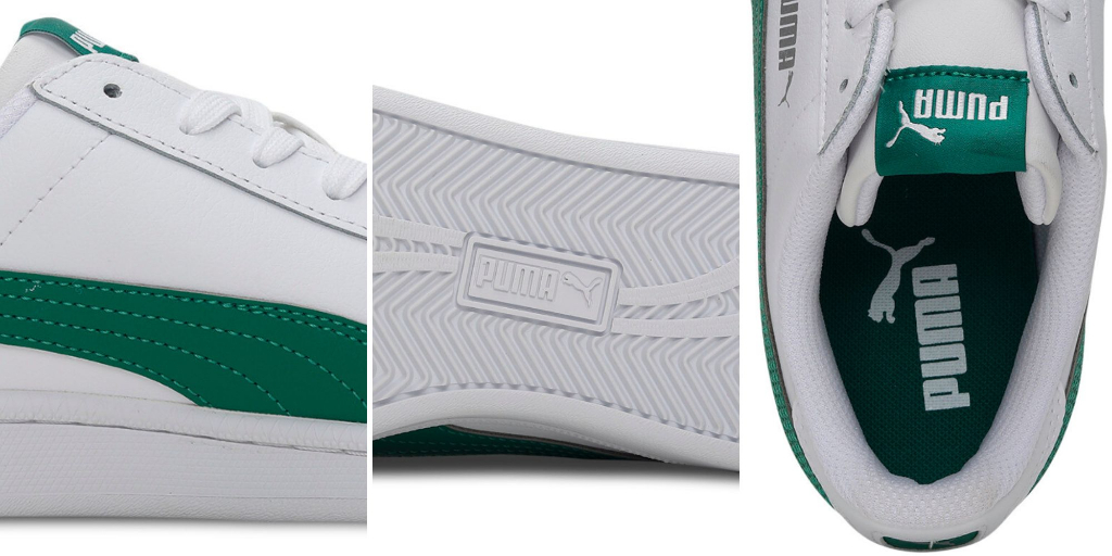 ข้อมูลเพิ่มเติมของ PUMA SPORT CLASSICS - รองเท้ากีฬา Smash Leather สีขาว - FTW - 35672225