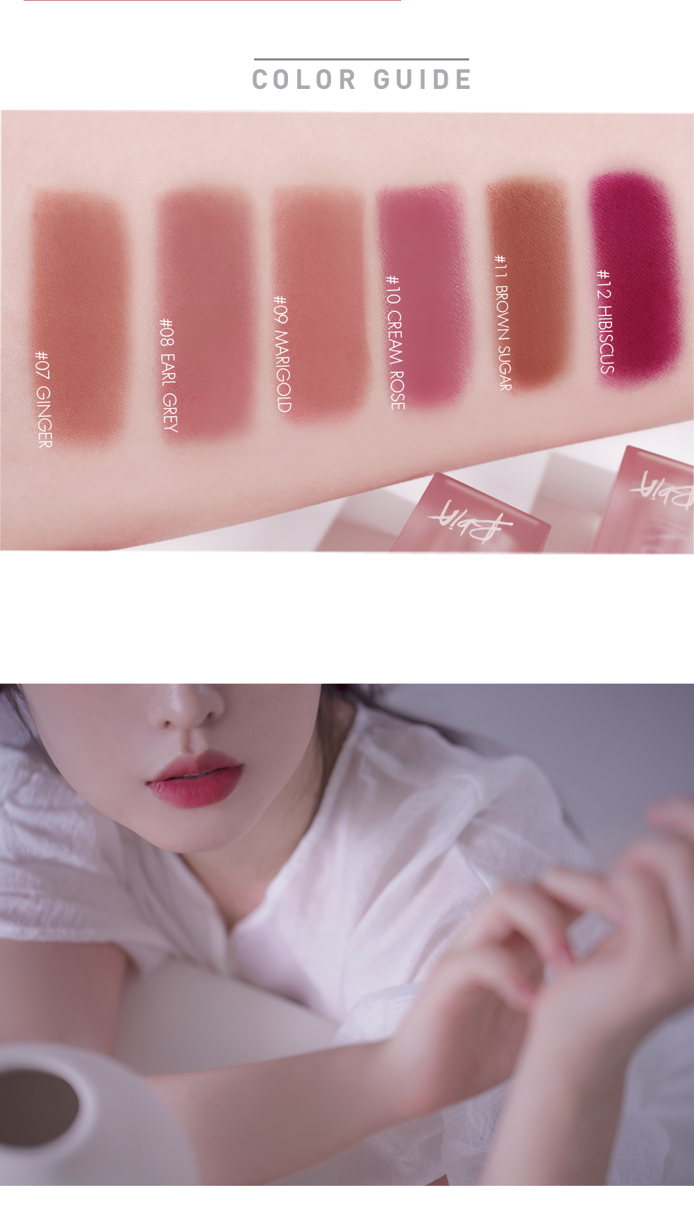 รูปภาพเพิ่มเติมของ Bbia Last Powder Lipstick Series2 and Classy Edition เปีย (ลิปสติก, เม็ดสีนุ่มละมุน)