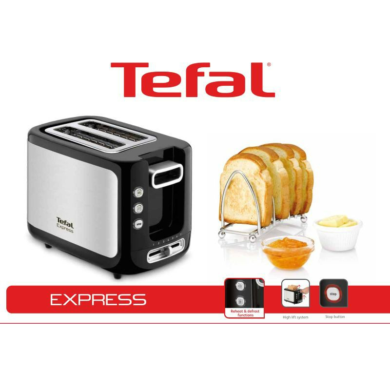 รูปภาพรายละเอียดของ Tefal Express Toaster เครื่องปิ้งขนมปัง TT3670