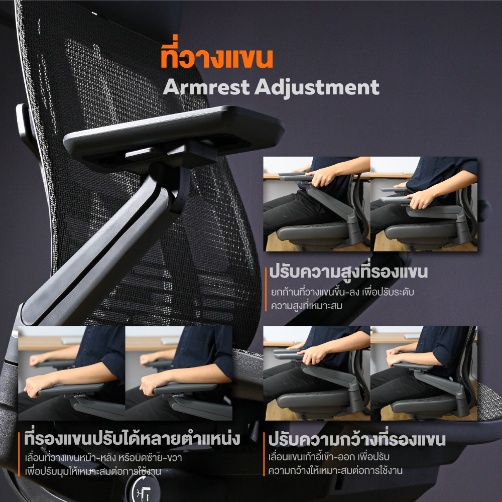 Ergotrend เก้าอี้เพื่อสุขภาพเออร์โกเทรน รุ่น M-Bergen เก้าอี้สีดำ เก้าอี้ทำงานเพื่อสุขภาพ นุ่มสบาย ตามหลักสรีระศาสตร์ ระบายอากาศดีเยี่ยม เก้าอี้เบาะ นุ่ม เกรดพรีเมี่ยม