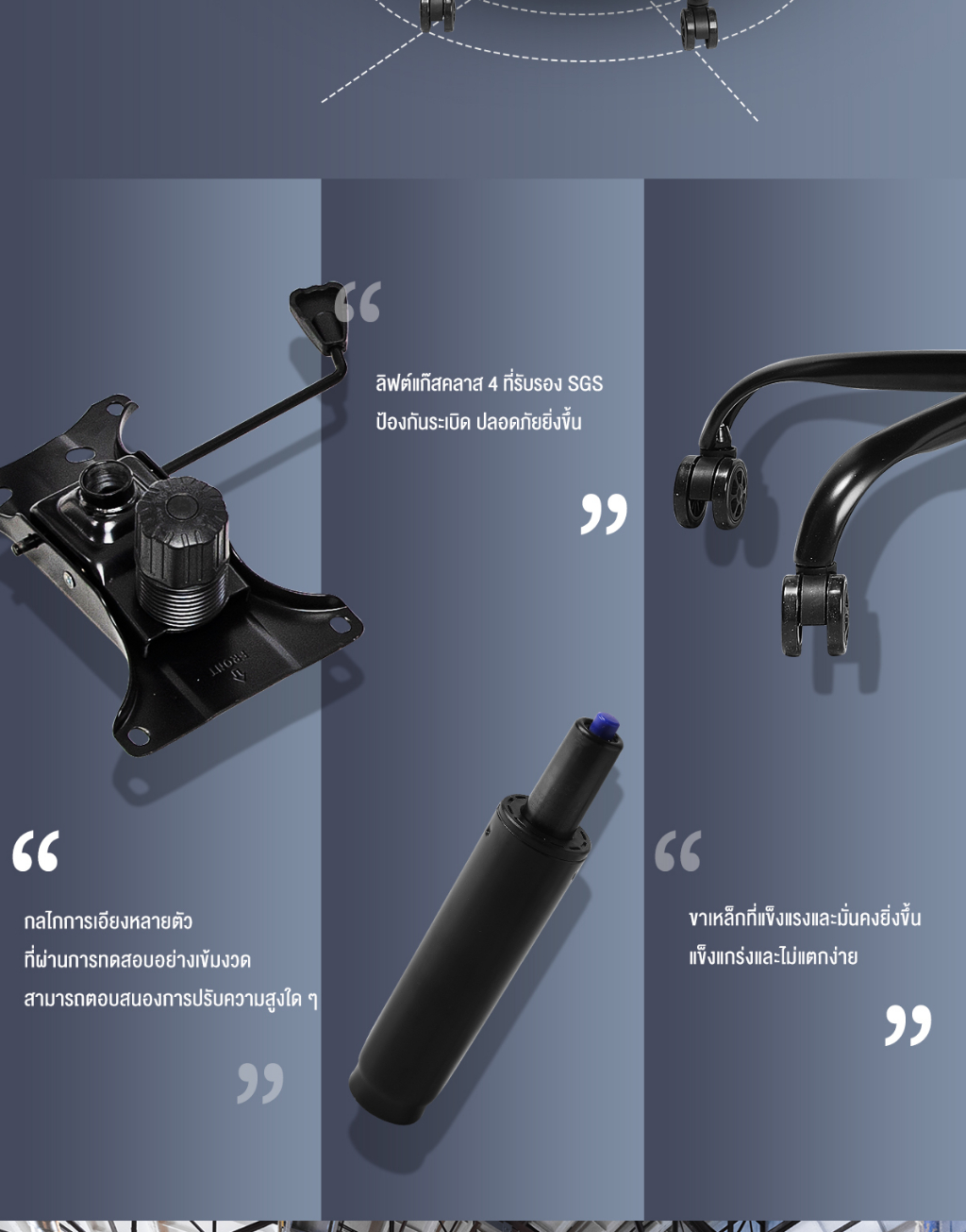 MUSSO รุ่น Classic Series เก้าอี้เล่นเกมผ้าเทคโนโลยีใหม่ เก้าอี้ออฟฟิศพร้อมทั้งพนักพิงศีรษะเอวตามหลักสรีรศาสตร์ เก้าอี้สำนักงานกันน้ำรอยขีดข่วน มีหมอนรองหลัง ราคาดี