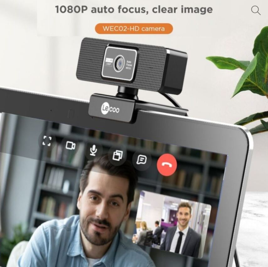 กล้องเว็บแคม - LECOO WEC02 - Web Camera Manual/Auto Focus | Shopee Thailand