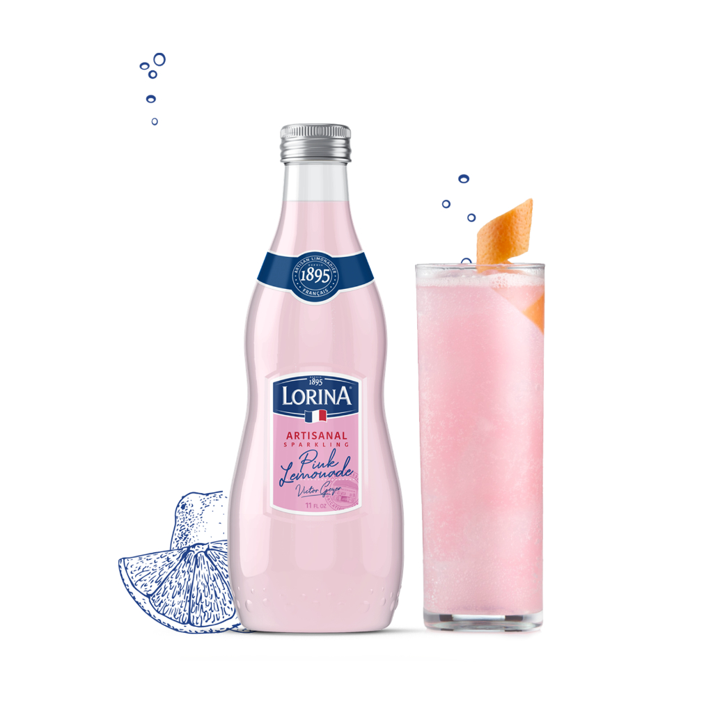 ข้อมูลเกี่ยวกับ Lorina Pink Lemonade 330ml x 6  ลอริน่า พิงค์เลมอนเนด เครื่องดื่มกลิ่นเลมอนและมะนาวผสมโซดา ขนาด 330 มล. (แพ็ค 6 ขวด)