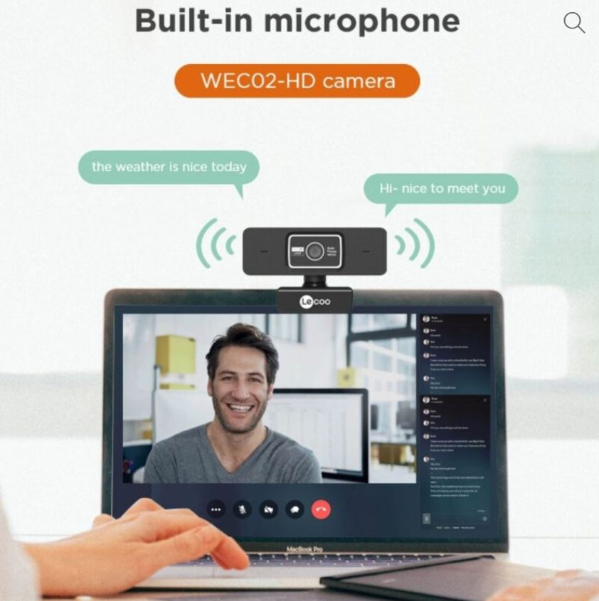 กล้องเว็บแคม - LECOO WEC02 - Web Camera Manual/Auto Focus | Shopee Thailand