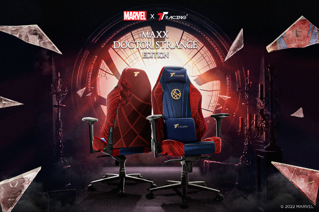 TTRacing Maxx Gaming Chair Seat- Dr. Strange เก้าอี้สำนักงาน เก้าอี้เกมมิ่งเพื่อสุขภาพ Ergonomic E-Sport นุ่มสบาย ตามหลักสรีระศาสตร์ เก้าอี้เบาะ นุ่ม เกรดพรีเมี่ยม