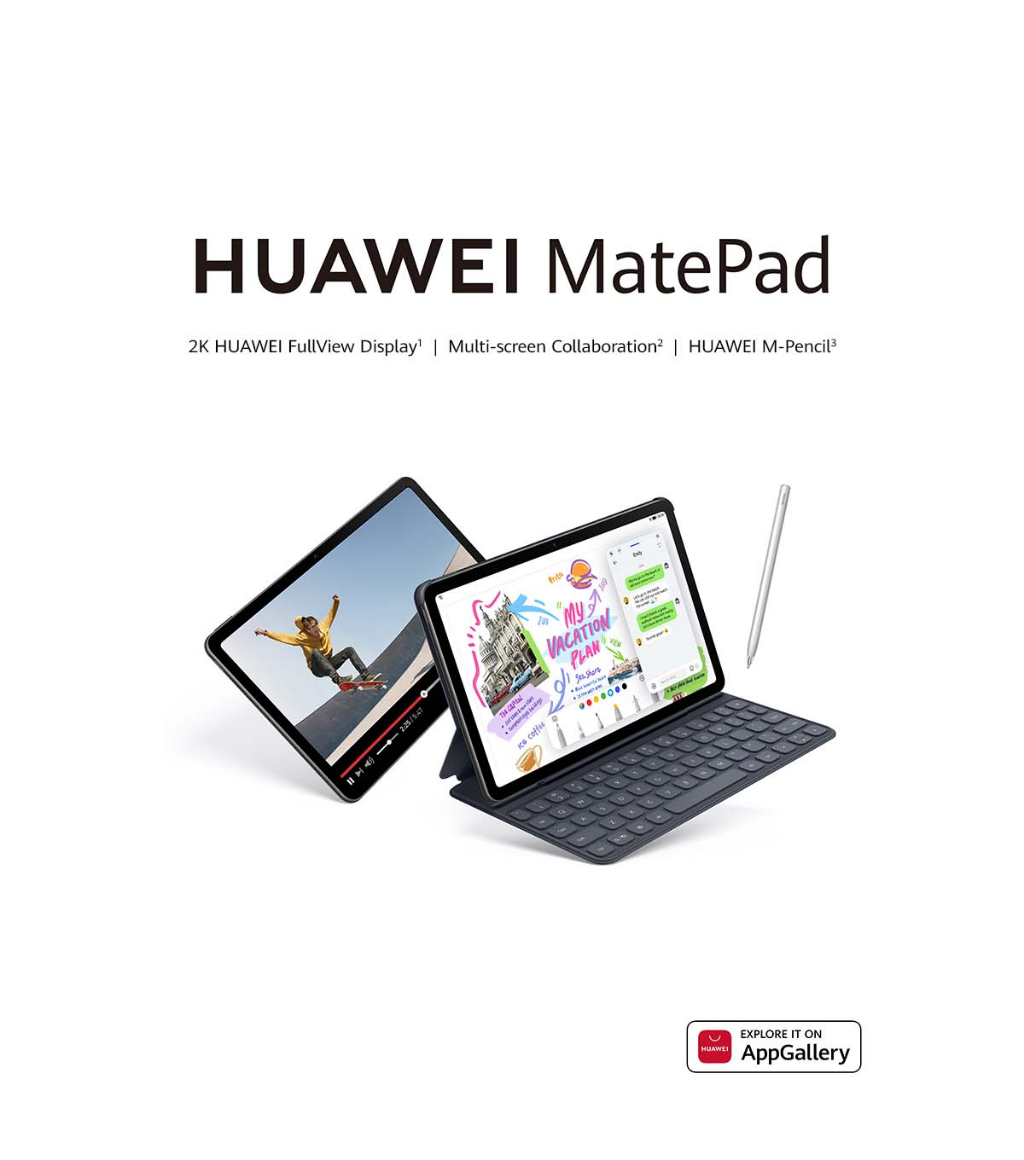 ลองดูภาพสินค้า HUAWEI MatePad WIFI 4GB+128GB แท็บเล็ต  2K HUAWEI FullView Display  Multi-screen Collaboration ร้านค้าอย่างเป็นทางการ