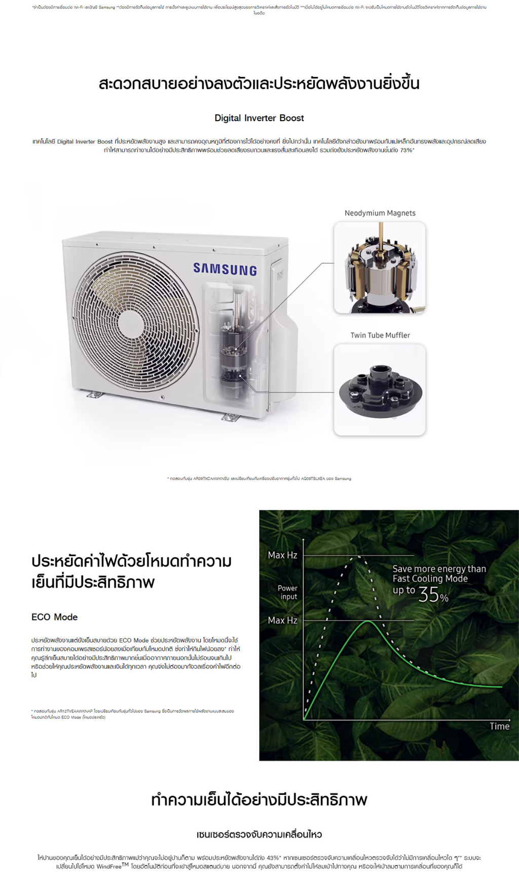SAMSUNG Windfree AI Copper แอร์ เครื่องปรับอากาศ มีให้เลือกหลายขนาด BTU [ส่งฟรีไม่รวมติดตั้ง]