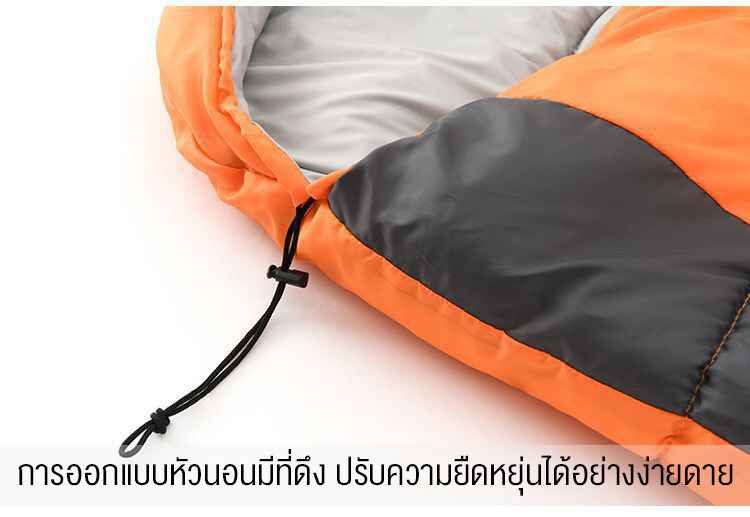 มุมมองเพิ่มเติมของสินค้า YINGERJIAN ถุง ถุงนอน Sleeping bag ถุงนอนตั้งแค้มป์ ถุงนอน แบบพกพา ถุงนอนปิกนิก ขนาดกระทัดรัด น้ำหนักเบา พกพาไปได้ทุกที่