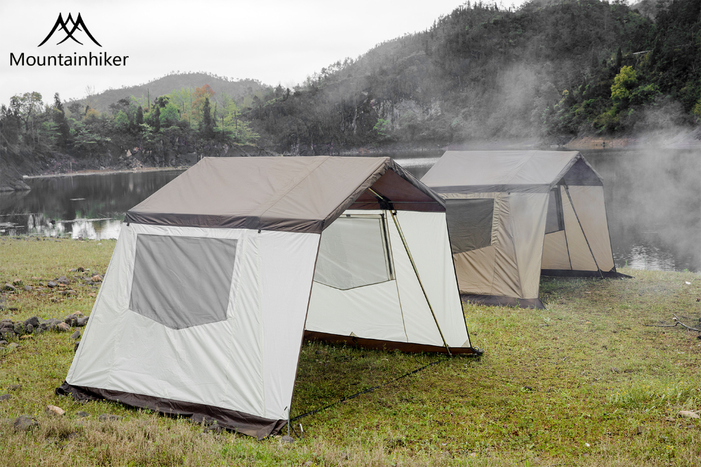 Mountainhiker Nishikawa Cabin tent ห้องนิชิกาวะ เต็นท์เคบิ้น ขนาด4-5คน กันแดด กันฝนได้ดี เต็นท์ทรงบ้าน เต็นท์ทรงogawa