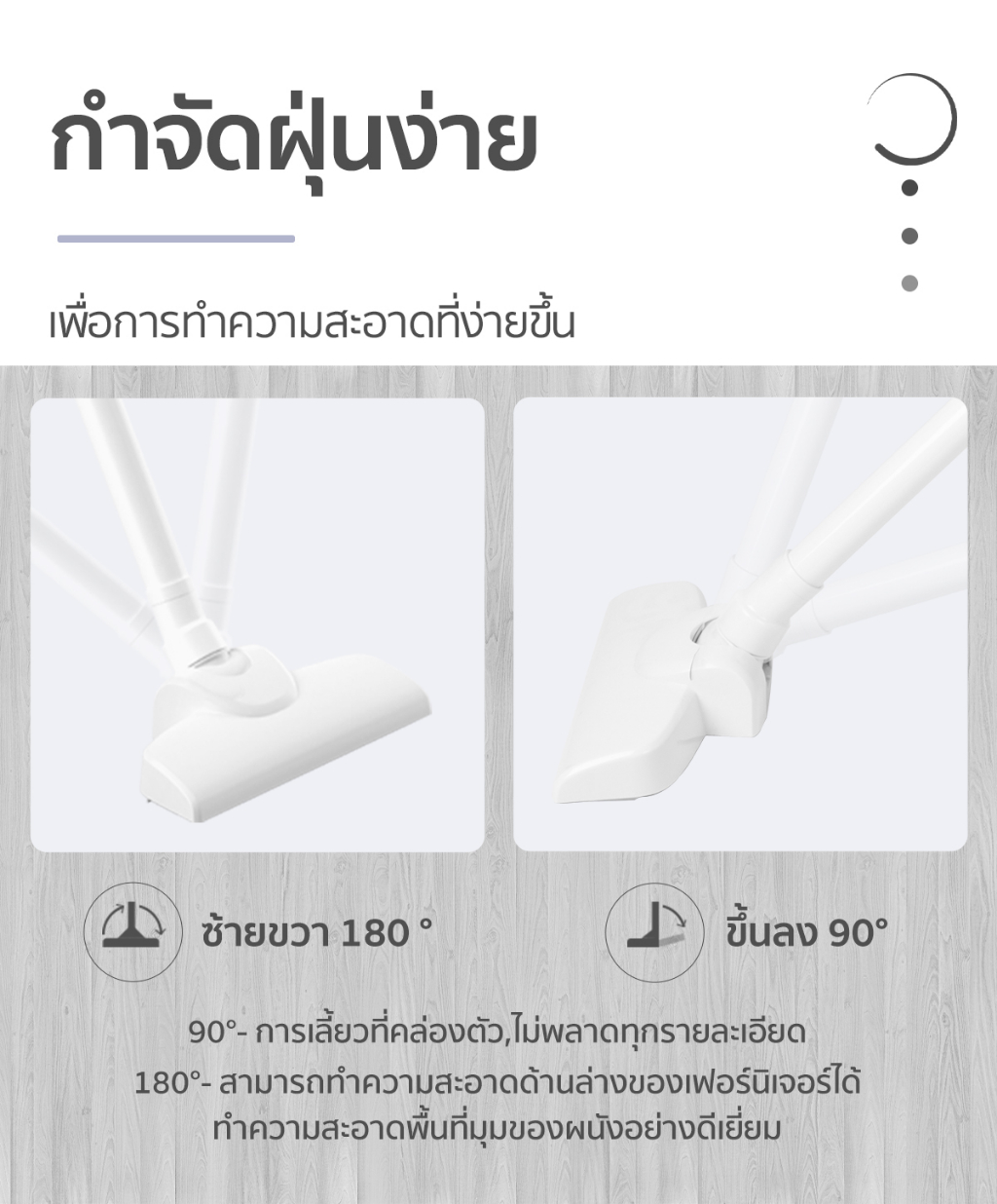 รายละเอียดเพิ่มเติมเกี่ยวกับ Simplus เครื่องดูดฝุ่นแบบมีสาย 12000pa แรงดูดสูง เหมาะสำหรับอพาร์ทเมนท์ขนาดเล็ก เครื่องดูดฝุ่น XCQI002