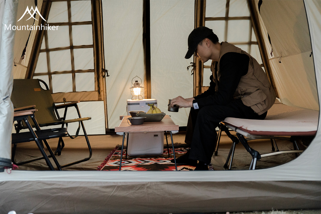 Mountainhiker Nishikawa Cabin tent ห้องนิชิกาวะ เต็นท์เคบิ้น ขนาด4-5คน กันแดด กันฝนได้ดี เต็นท์ทรงบ้าน เต็นท์ทรงogawa