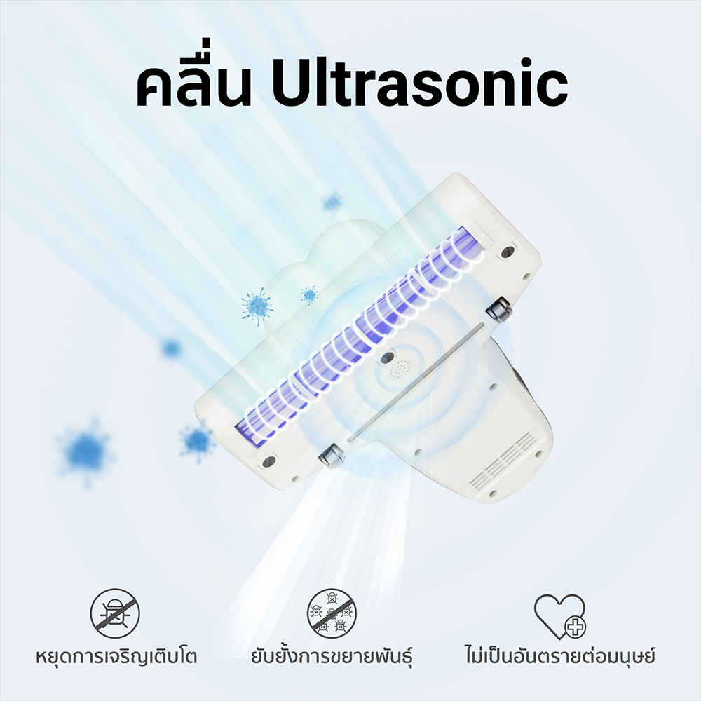 ภาพประกอบของ iSuper Anti Mites Vacuum Cleaner H1 Max เครื่องดูดไรฝุ่น แรงดูดได้สูงถึง 15,000Pa ศูนย์ไทย -1Y