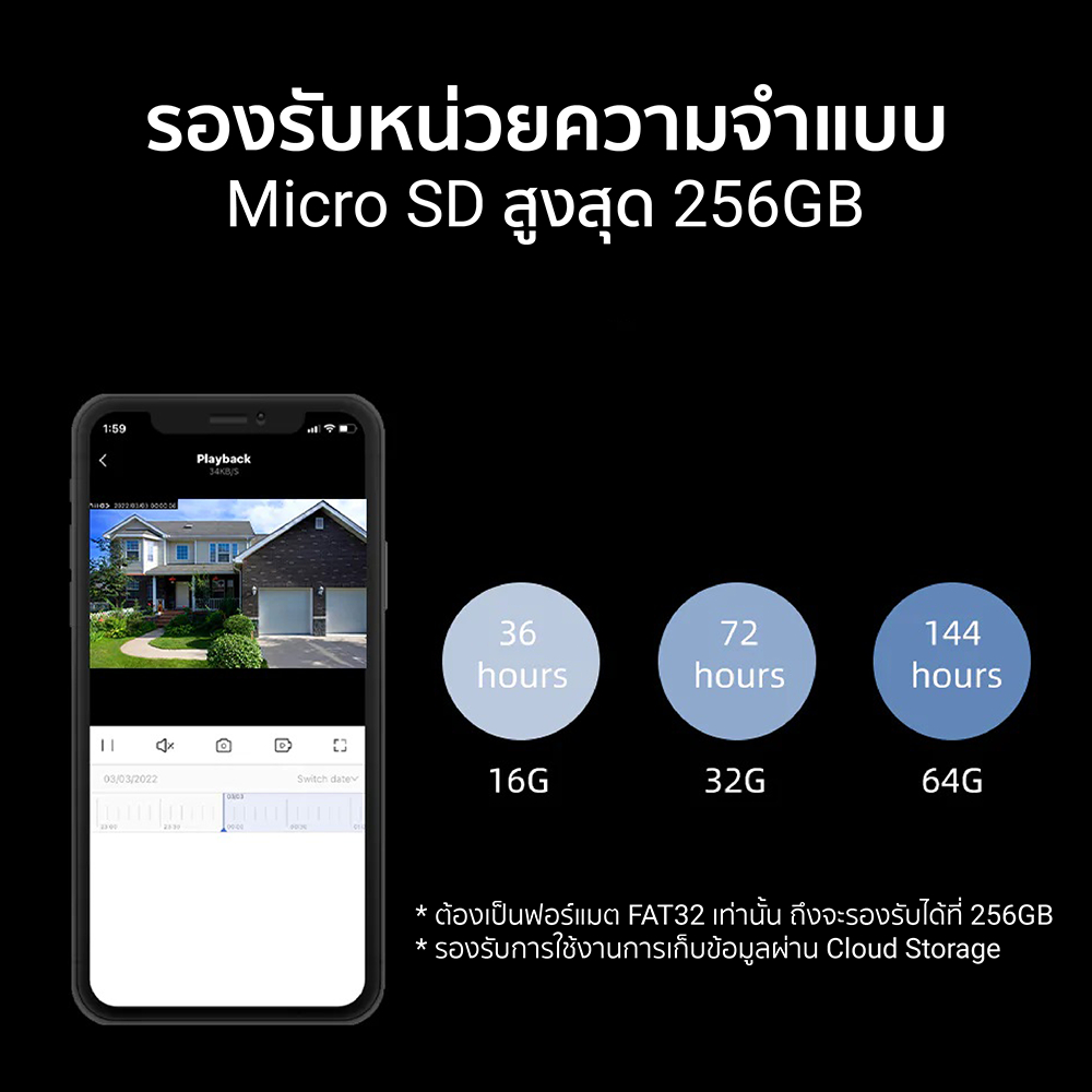 ข้อมูลเพิ่มเติมของ IMILAB EC3 Pro กล้องวงจรปิด Ai ไล่โจร คมชัด 2K ฉลาดมากขึ้น โหมดกลางคืนชัดขึ้น -24M