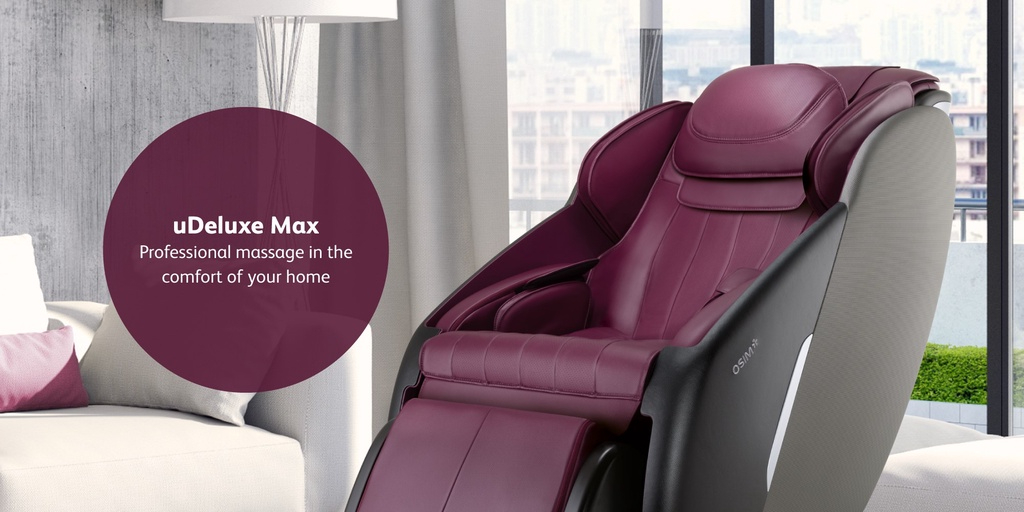 OSIM uDeluxe MAX Massage Chair เก้าอี้นวดไฟฟ้า โซฟานวดไฟฟ้า ลดอาการปวดเมื่อย คลายกล้ามเนื้อดีเยี่ยม ผ่อนคลายความเหนื่อยล้าขั้นสุด