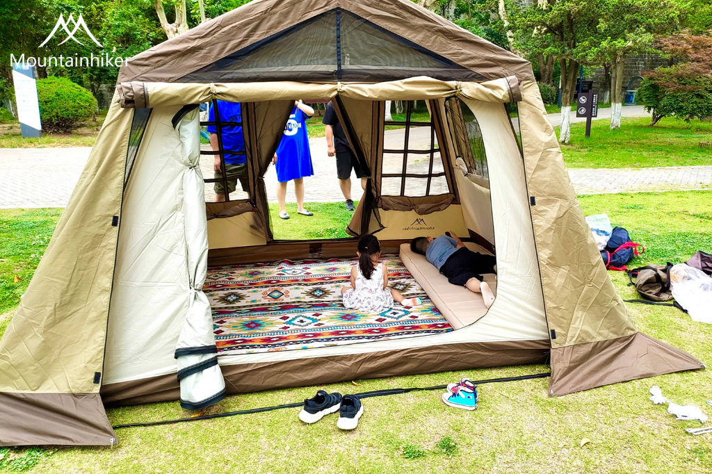 Mountainhiker Nishikawa Cabin tent ห้องนิชิกาวะ เต็นท์เคบิ้น ขนาด4-5คน กันแดด กันฝนได้ดี เต็นท์ทรงบ้าน เต็นท์ทรงogawa