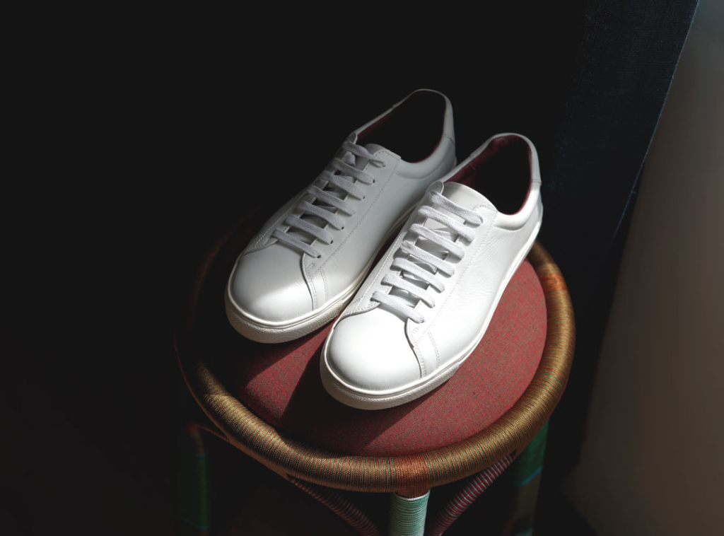 ภาพประกอบคำอธิบาย MANGO MOJITO รองเท้าหนังรุ่น Mojito Sneaker สีขาว