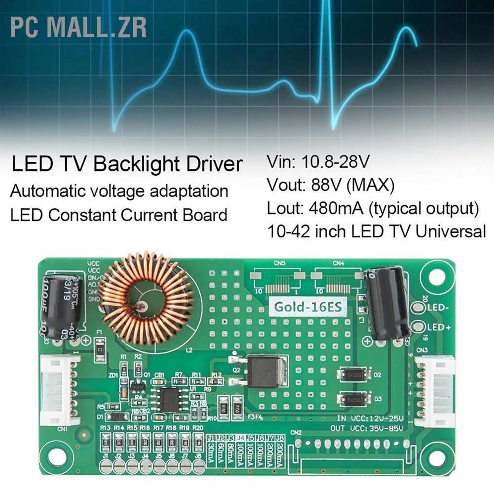 ข้อมูลเกี่ยวกับ Universal 10-42 inch LED LCD TV Backlight Constant Current Driver Board Boost Adapter Board