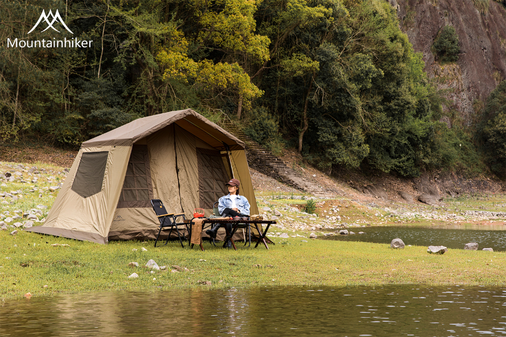 Mountainhiker Nishikawa Cabin tent ห้องนิชิกาวะ เต็นท์เคบิ้น ขนาด4-5คน กันแดด กันฝนได้ดี เต็นท์ทรงบ้าน เต็นท์ทรงogawa
