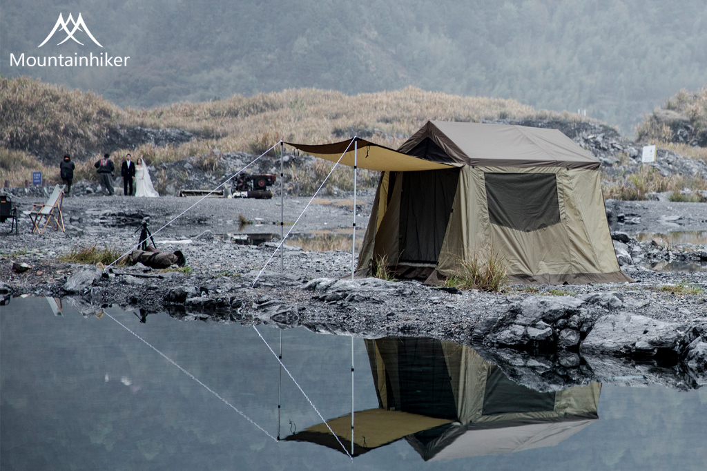 Mountainhiker Nishikawa Cabin tent ห้องนิชิกาวะ เต็นท์เคบิ้น ขนาด4-5คน กันแดด กันฝนได้ดี เต็นท์ทรงบ้าน เต็นท์ทรงogawa