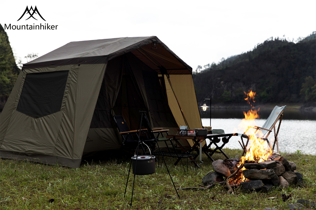 Mountainhiker Nishikawa Cabin tent ห้องนิชิกาวะ เต็นท์เคบิ้น ขนาด4-5คน กันแดด กันฝนได้ดี เต็นท์ทรงบ้าน เต็นท์ทรงogawa