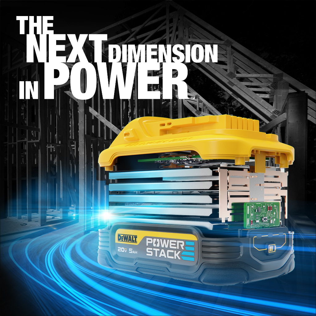 DEWALT แบตเตอรี่ Powerstack 20V Max 5AH รุ่น DCBP520-B1 | Shopee Thailand