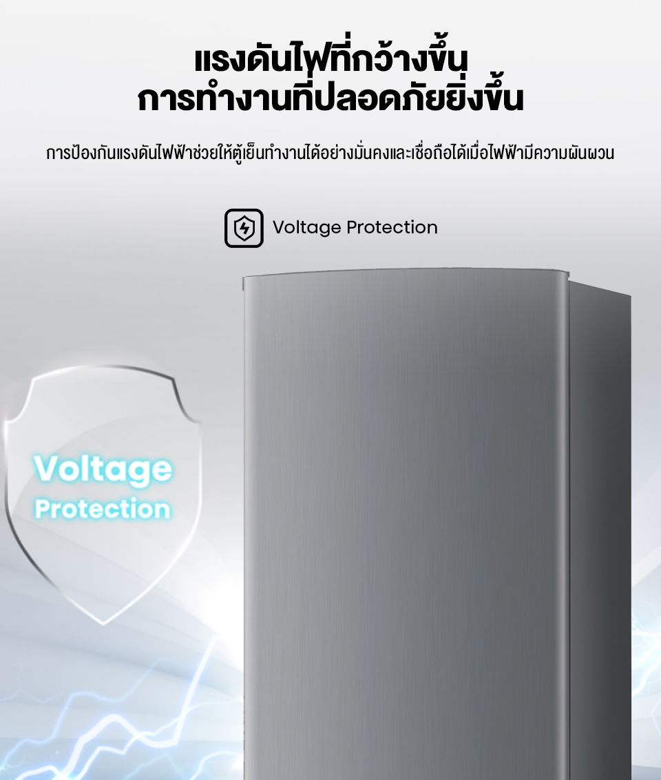 เกี่ยวกับสินค้า Hisense ตู้เย็น 1 ประตู 5.5Q/ 155 ลิตร ตู้เย็น Hisense รุ่น ER152S/ER152B