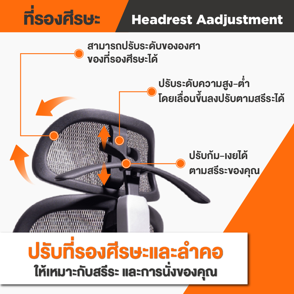 Ergotrend เก้าอี้เพื่อสุขภาพเออร์โกเทรน รุ่น Ergo joy rest เก้าอี้สีดำ ระบายอากาศดีเยี่ยม นุ่มสบาย ตามหลักสรีระศาสตร์ Ergonomic เก้าอี้พนักพิงสูง ลดอาการปวดเมื่อย เกรดพรีเมี่ยม