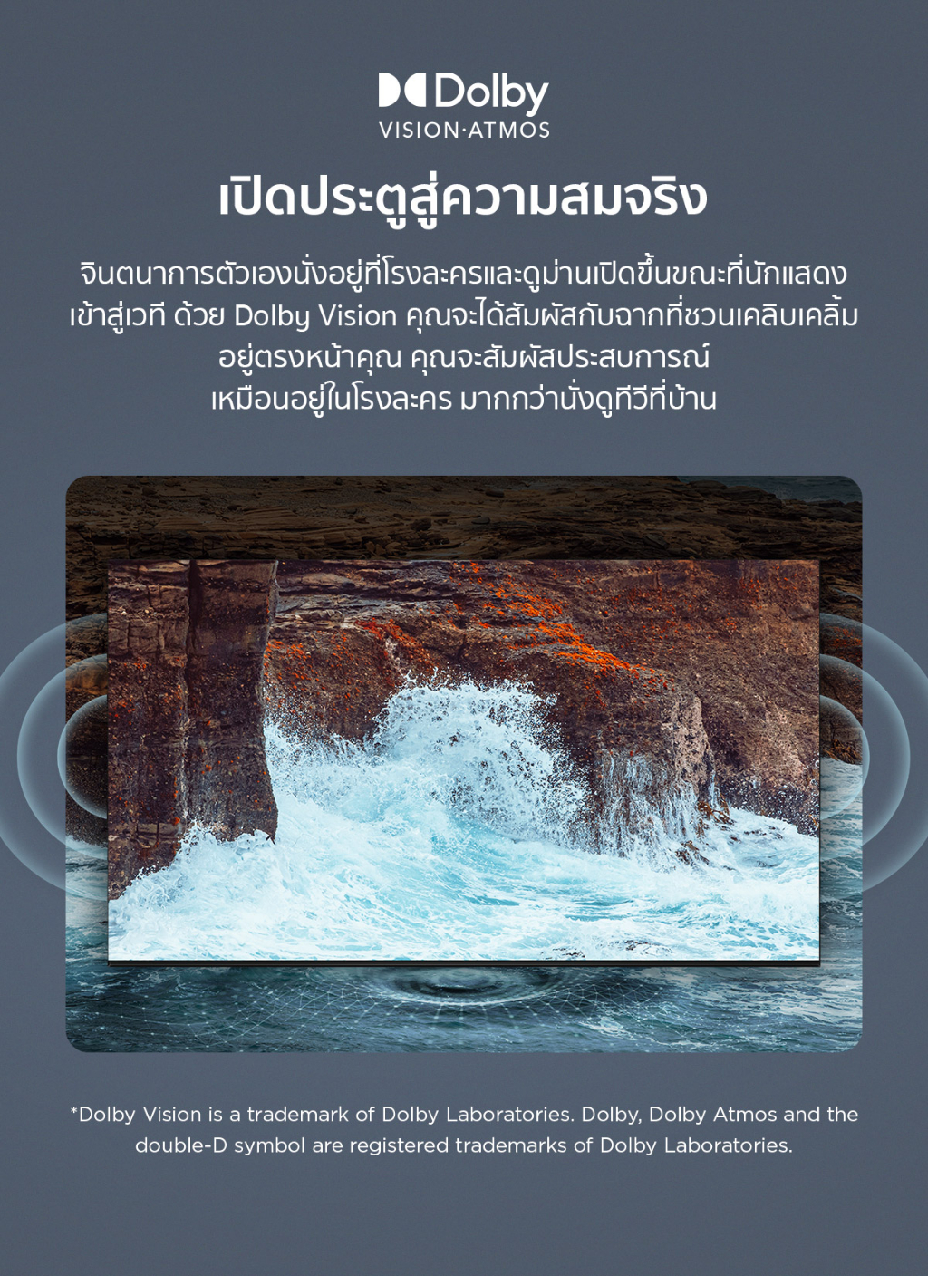 ข้อมูลเพิ่มเติมของ ใหม่ TCL ทีวี 55 นิ้ว 4K Premium Google TV รุ่น 55V7G ระบบปฏิบัติการ Google/Netflix & Youtube & MEMC 60HZ-Wifi, WCG, Freesync, Dolby Vision & Atmos