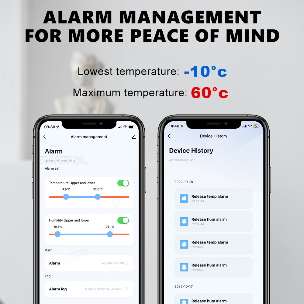 SMATRUL smart Tuya WiFi Temperature and Humidity Sensor TH08 เซ็นเซอร์ ...