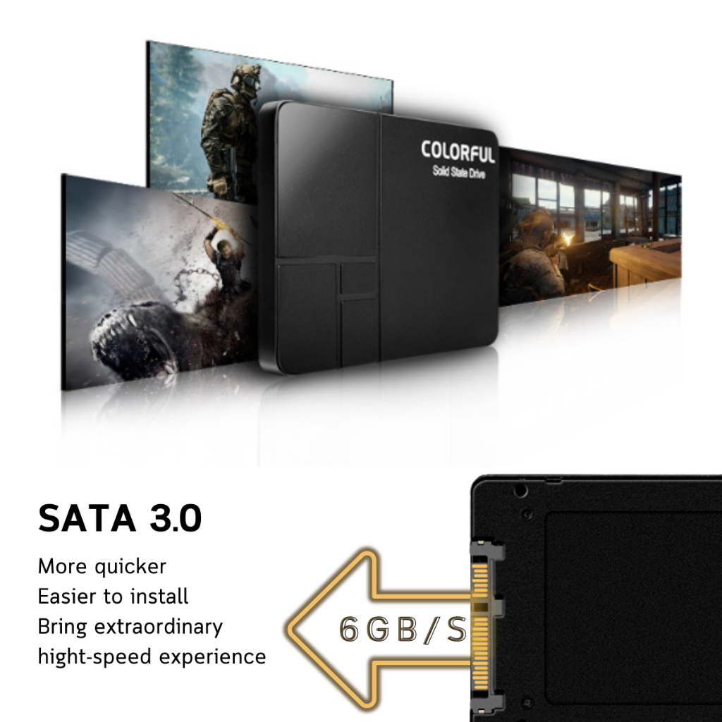 ภาพประกอบของ COLORFUL SSD SL300 ขนาด 120GB (500/450 MB/s) รับประกัน 3 ปี โดย Devas IPASON