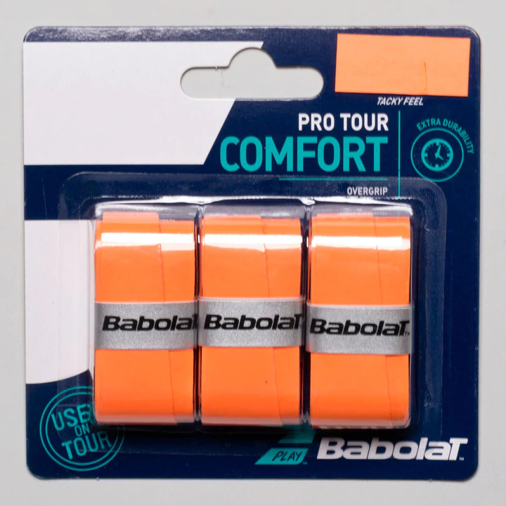 คำอธิบายเพิ่มเติมเกี่ยวกับ Babolat เทปพันด้าม/กริ๊ปพันด้ามไม้เทนนิส Pro Tour x3 Overgrips Tape Racket Tennis (4สี)