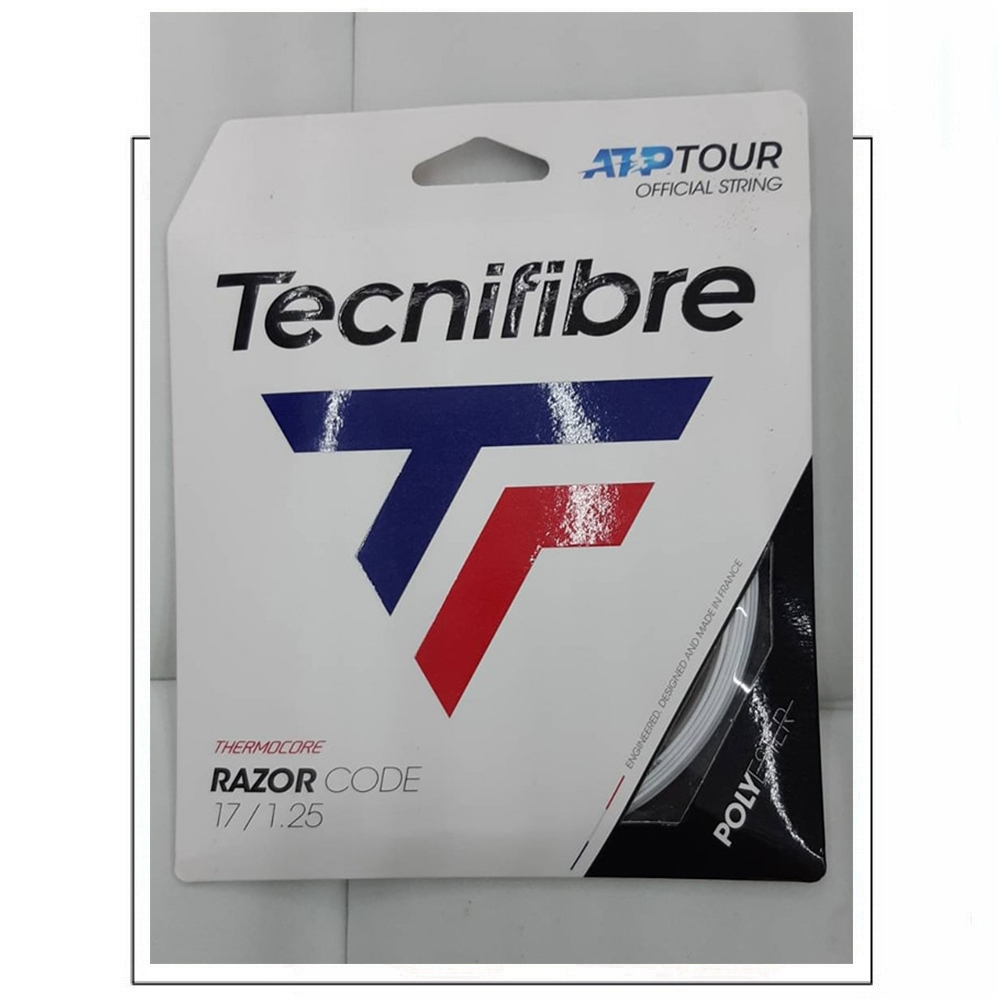 Tecnifibre เอ็นไม้เทนนิส Razor Code 17/1.25mm Tennis Strings Reel (3สี ...