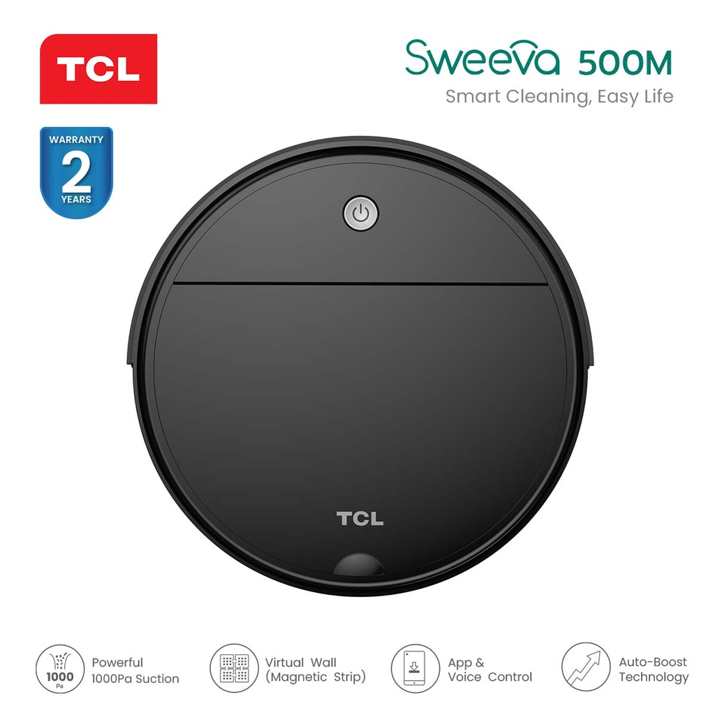 หุ่นยนต์ดูดฝุ่นอัจฉริยะ TCL Sweeva 500 ควบคุมผ่านแอพและเสียง พร้อมระบบ ...