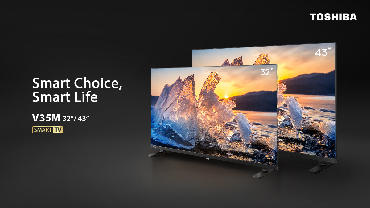 Toshiba TV 43V35MP ทีวี 43 นิ้ว Full HD Wi-Fi Bluetooth Google assistant Voice Control Android TV