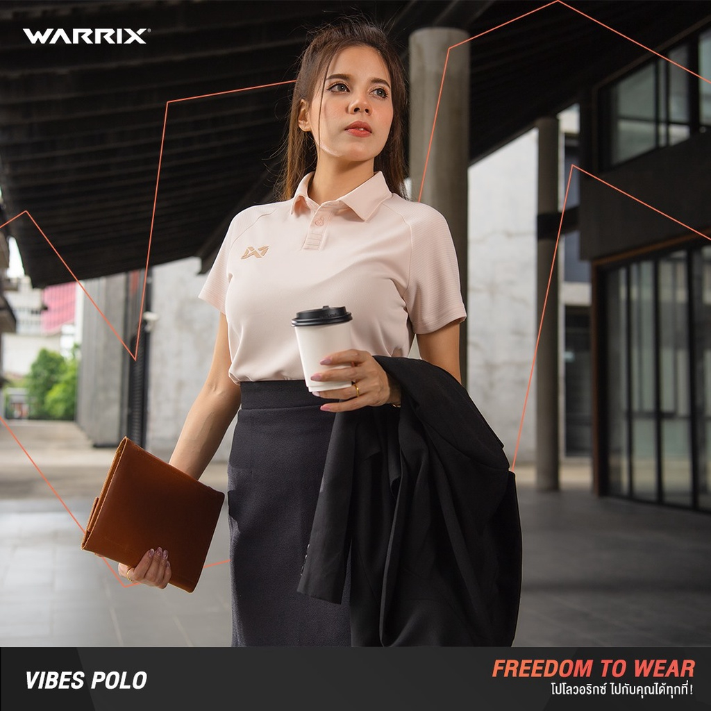 ข้อมูลเพิ่มเติมของ WARRIX เสื้อโปโล Vibes (WA-203PLACL01)