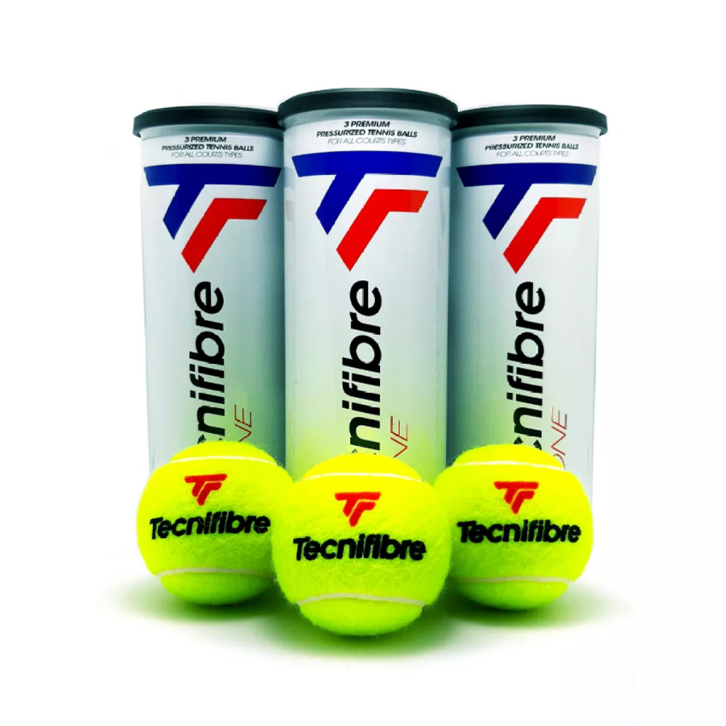 รูปภาพเพิ่มเติมของ Tecnifibre ลูกเทนนิส X-One 3 Tennis Balls Tube  Green ( 3490150058087 ) กระป๋องละ 3 ลูก