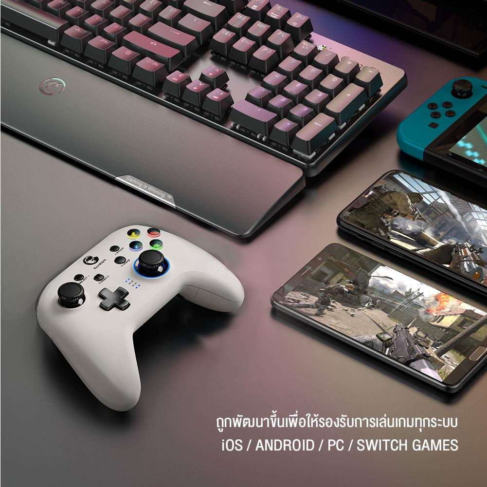 GAMESIR T4 PRO Muti-Platform Wireless Gaming Controller จอยเกมส์ จอยเกม จอยเกมไร้สาย จอยเกมบลูทูธ