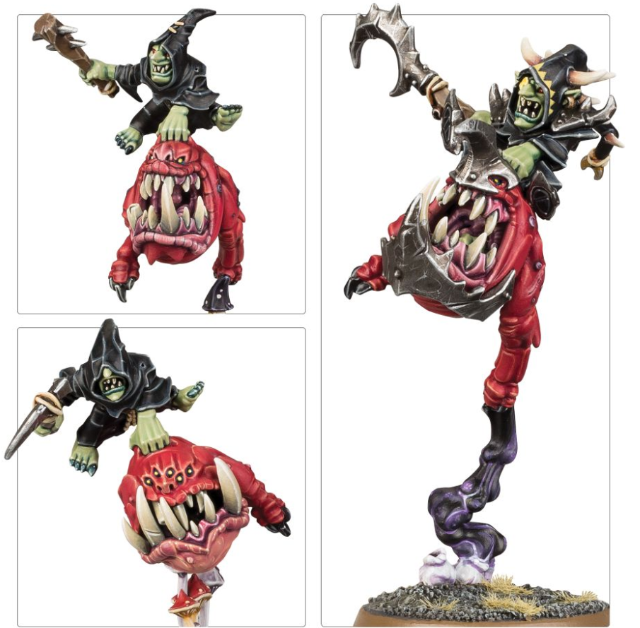 (GW พร้อมส่ง) WARHAMMER AOS: GLOOMSPITE GITZ: SQUIG HOPPERS โมเดลวอร์ ...