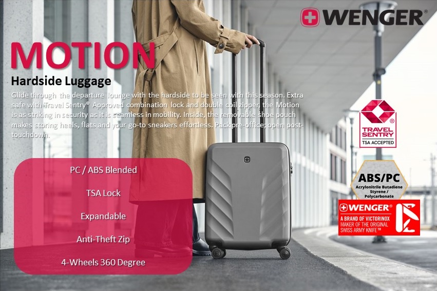 WENGER Motion Hardside Luggage/Hard Shell Suitcase กระเป๋าเดินทาง ...